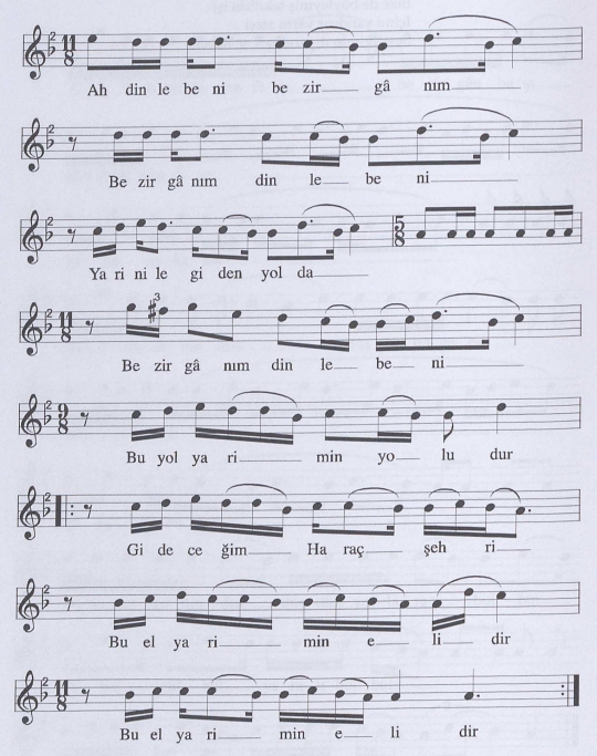 Bezirgan�m Dinle Beni T�rk�s�n�n Notas�