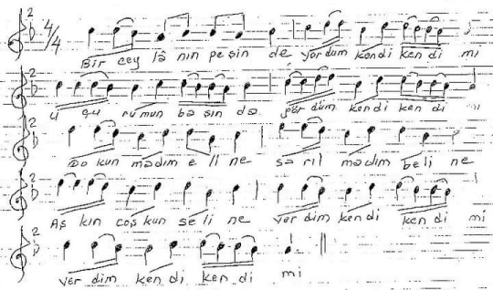 Bir Ceylan�n Pe�inde T�rk�s�n�n Notas�