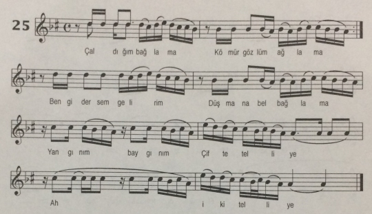 �ald���m Ba�lama T�rk�s�n�n Notas�