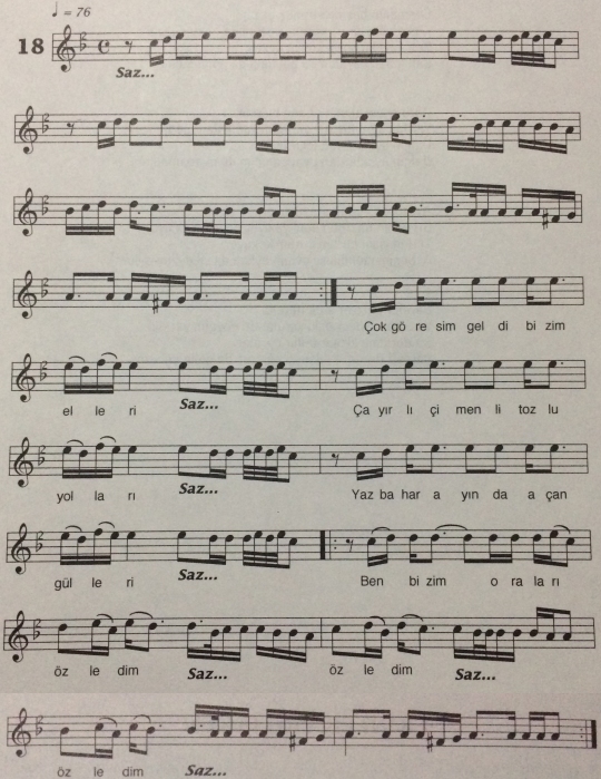 �ok G�resim Geldi Bizim Elleri T�rk�s�n�n Notas�