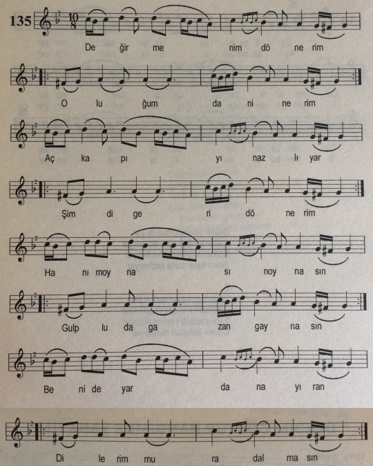 De�irmenim D�nerim T�rk�s�n�n Notas�