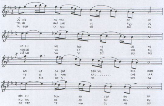 D�meke Yand� Gene T�rk�s�n�n Notas�
