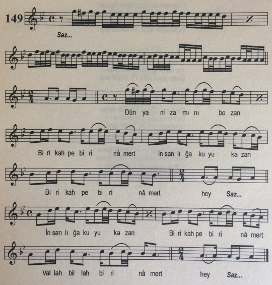 D�nya Nizam�n� Bozan T�rk�s�n�n Notas�