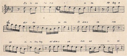 Esti Bahar�n Nesimi T�rk�s�n�n (2.Varyant) Notas�