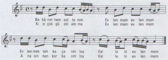 Evlenmem Evlenmem T�rk�s�n�n Notas�