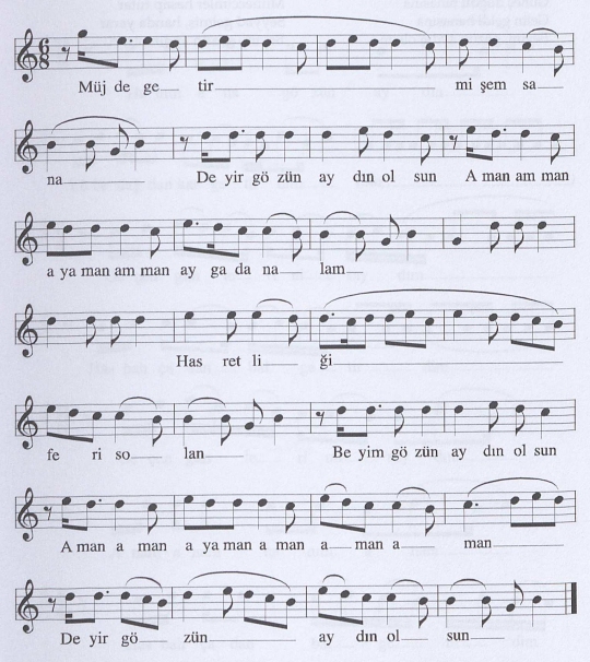 M�jde Getirmi�em Sana T�rk�s�n�n Notas�