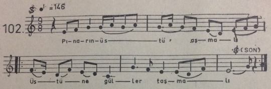 P�nar�m �st� A�mal� T�rk�s�n�n Notas�