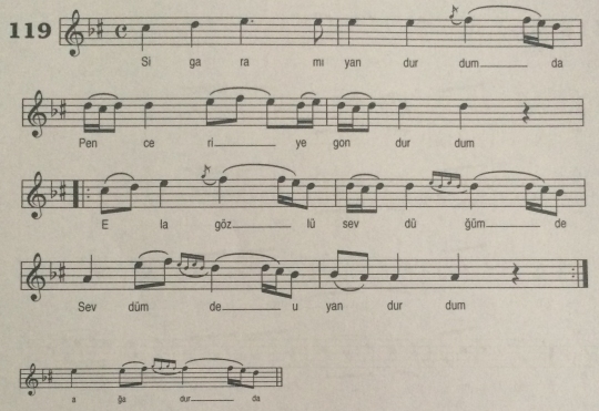 Sigaram� Yand�rd�m T�rk�s�n�n Notas�