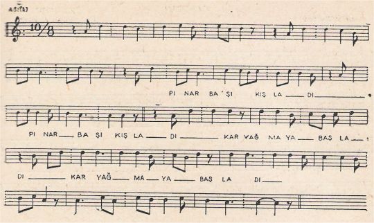 �irvanl� T�rk�s�n�n Notas�