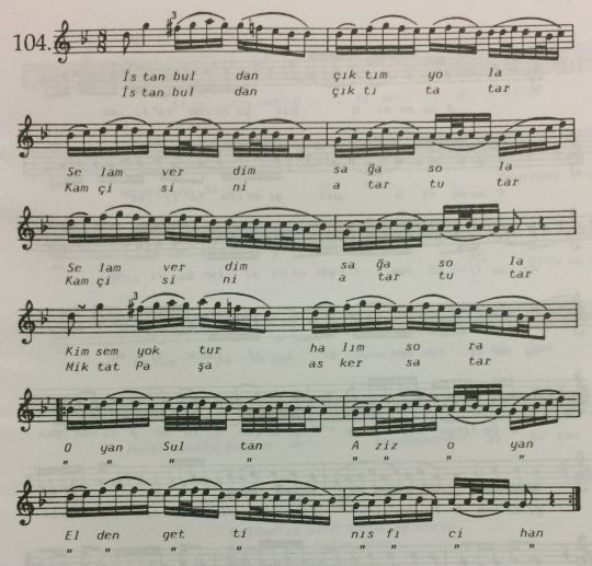 Sultan Aziz T�rk�s�n�n Notas�
