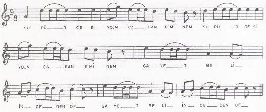 S�p�rgesi Yoncadan (Eminem) T�rk�s�n�n (2.Varyant) Notas�